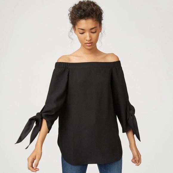 Club Monaco Off Shoulder Blouse - Picture 1 of 4